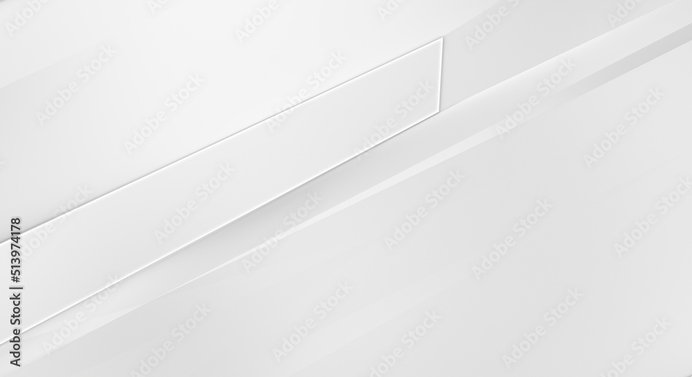 Abstract light futuristic wallpaper. Elegant glossy stripes backdrop. 3d style white background with geometric layers. Geometrical template design for poster, brochure, presentation, website. Abstract light futuristic wallpaper. Elegant glossy stripes backdrop. 3d style white background with geometric layers. Geometrical template design for poster, brochure, presentation, website.