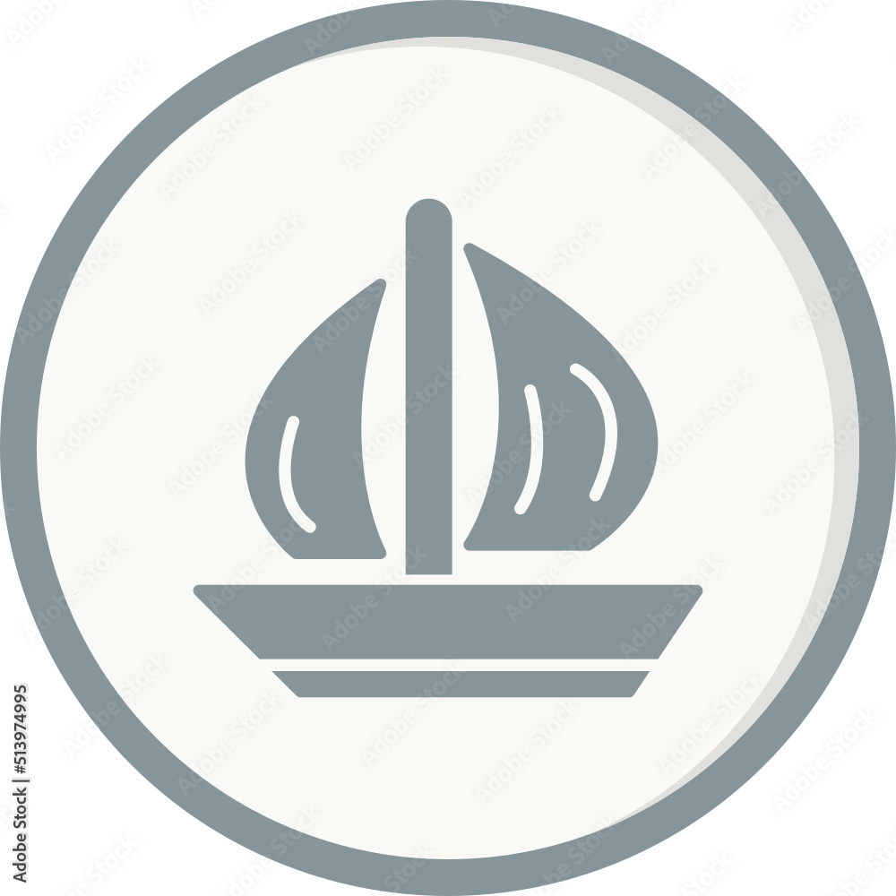 Sail boat Icon Sail boat Icon
