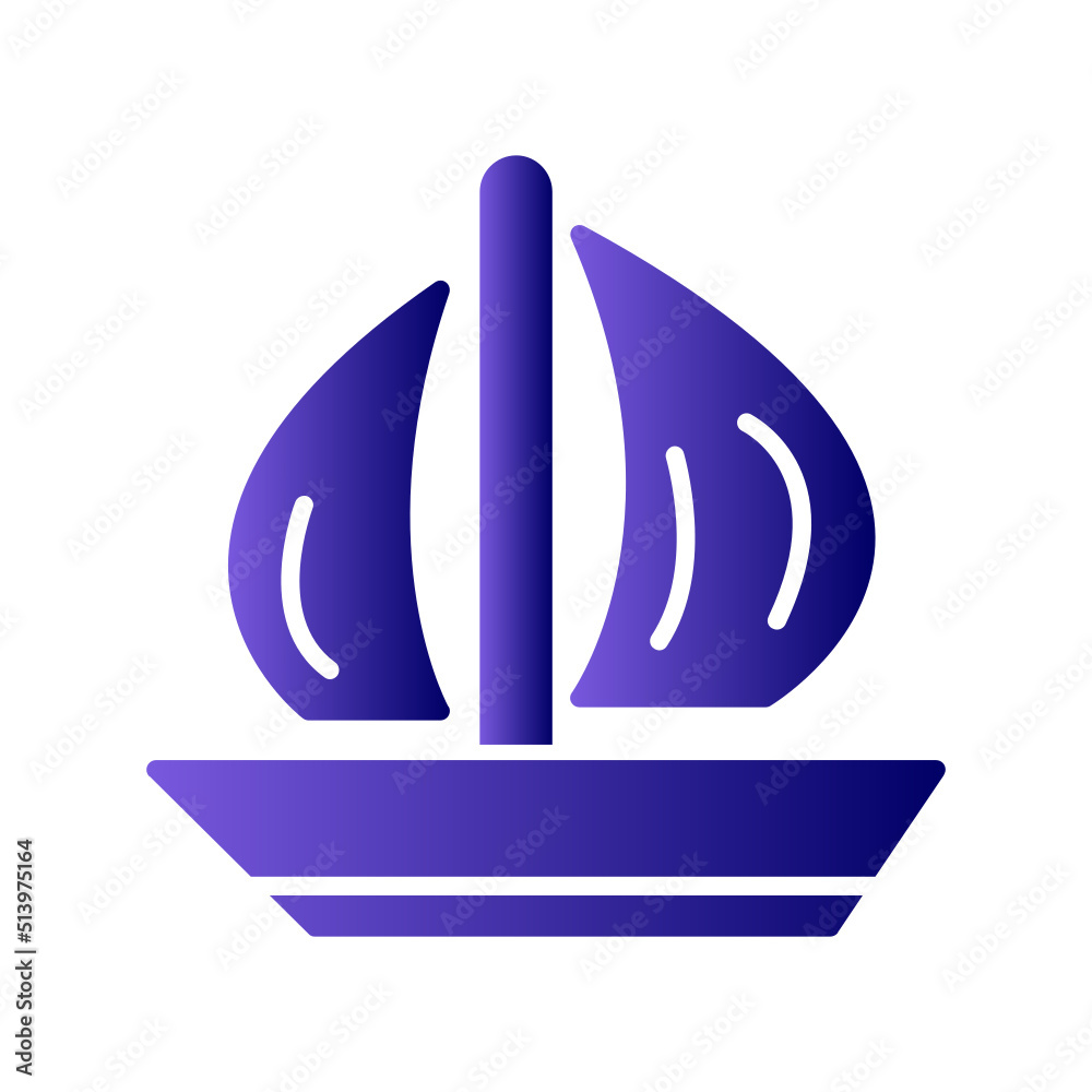 Sail boat Icon Sail boat Icon