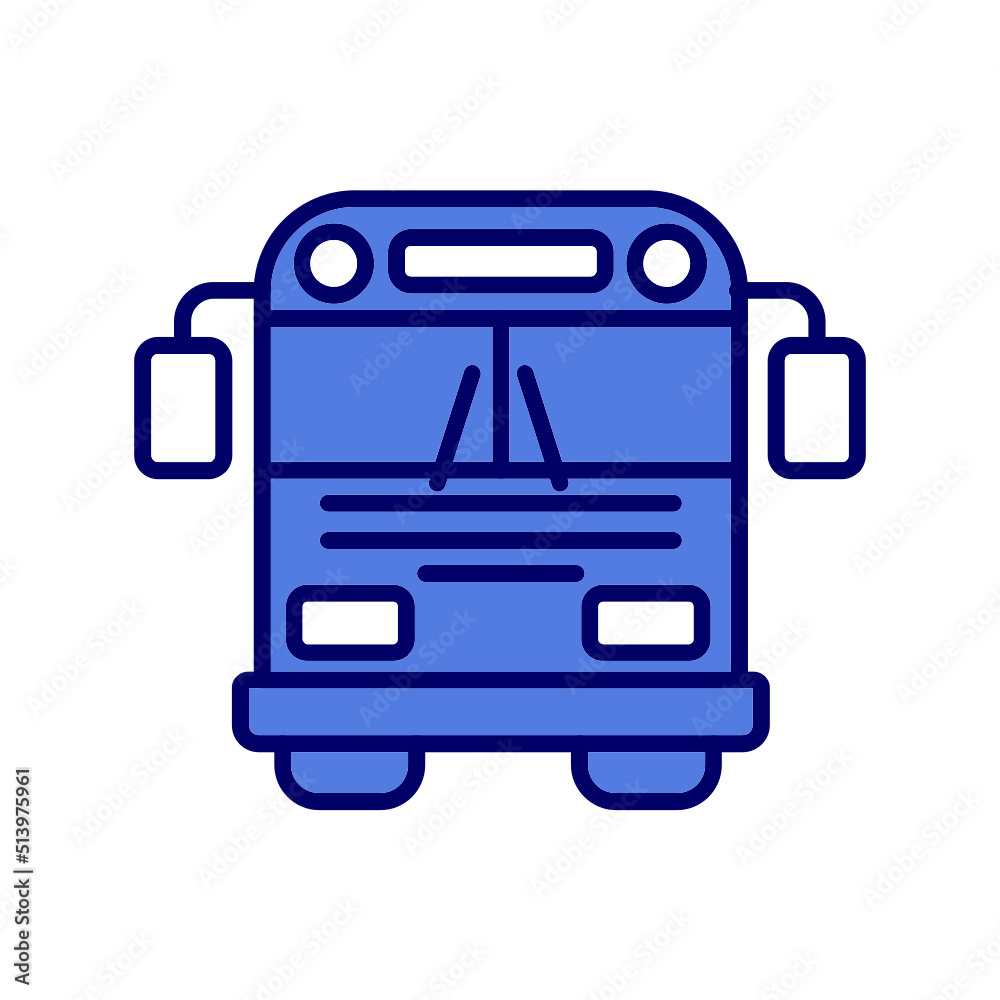 Fototapeta premium School bus Icon