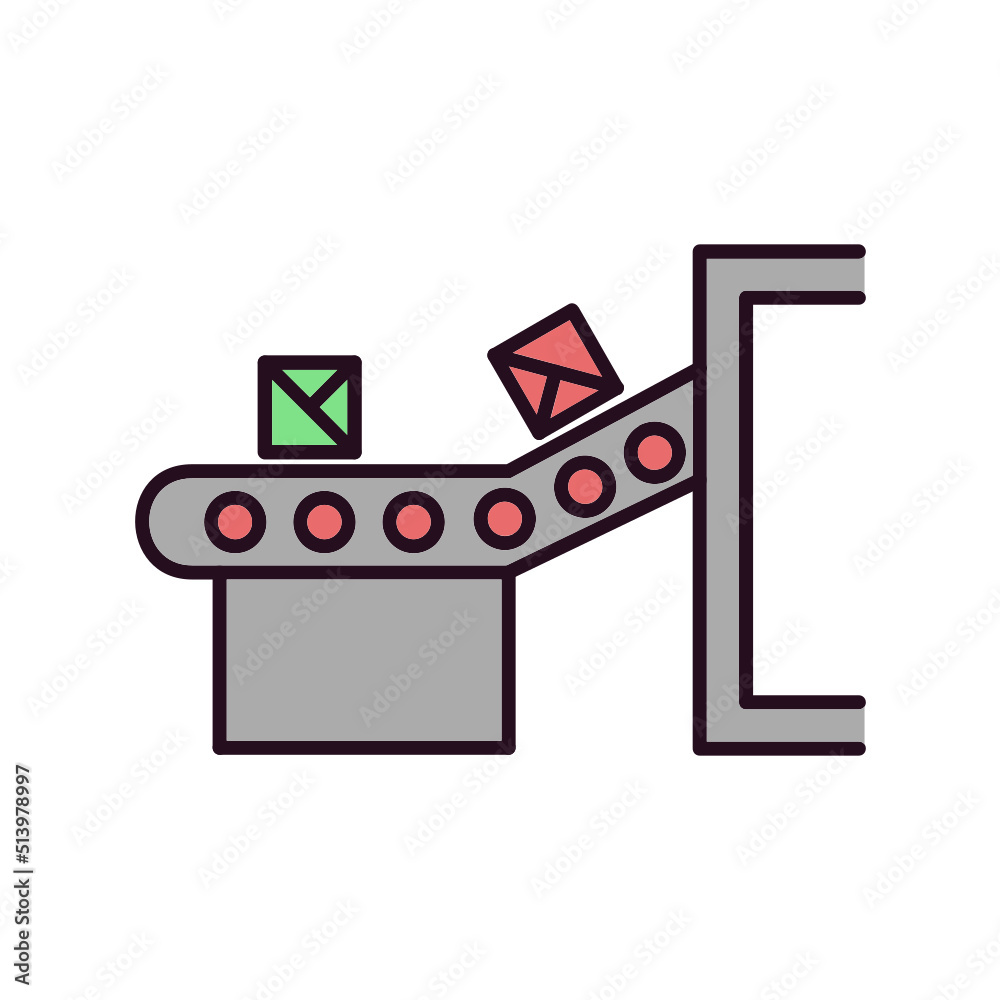 Conveyor belt Icon Conveyor belt Icon