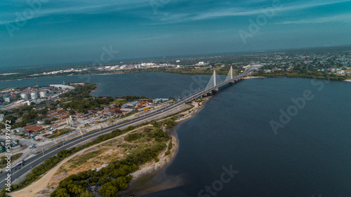 Hanging bridge connects Dar es salaam city