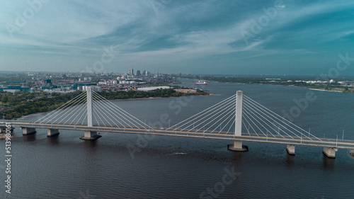 Hanging bridge connects Dar es salaam city © STORYTELLER