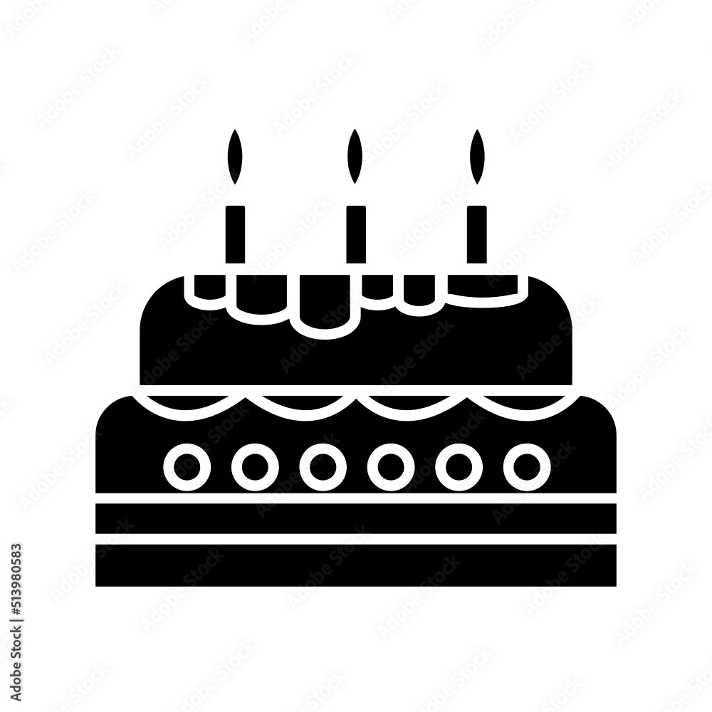 Birthday cake Icon Birthday cake Icon
