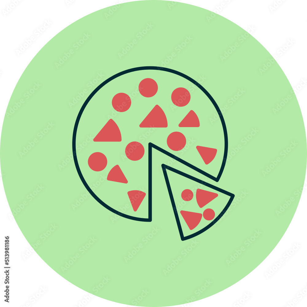 Obraz premium Pizza Icon