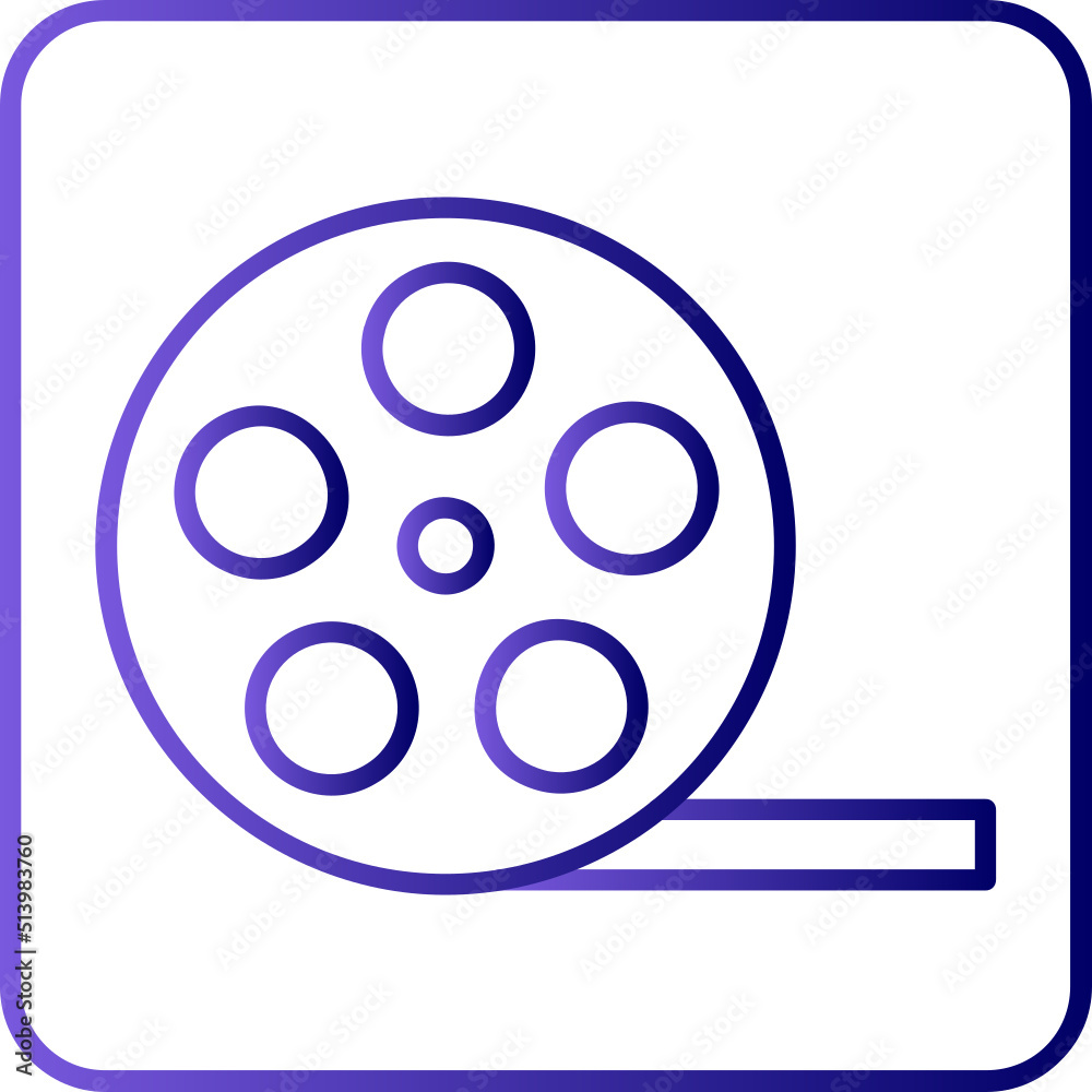 Movie reel Icon Movie reel Icon