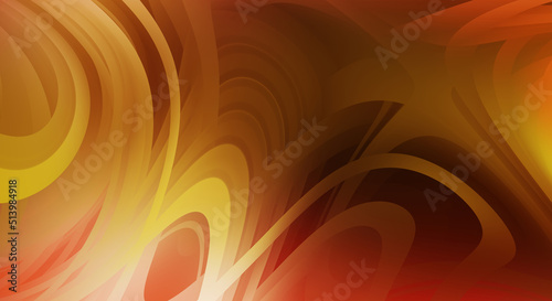 Dynamic trendy simple fluid color gradient abstract cool background with overlapping line effects.  Illustration for wallpaper, banner, background, card, book, pamphlet,website. 2D illustration.. © Hybrid Graphics