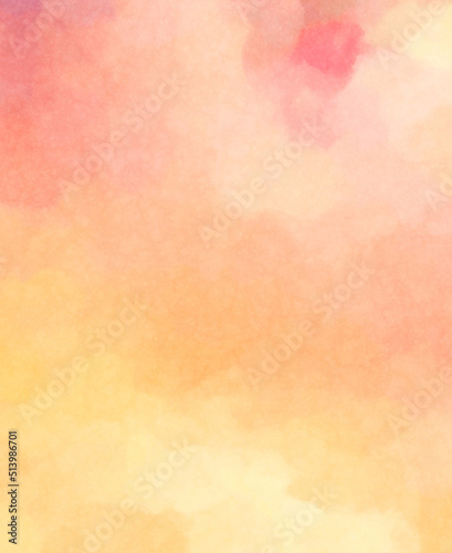 Watercolor painted background. Abstract Illustration wallpaper. Brush stroked painting. 2D Illustration.