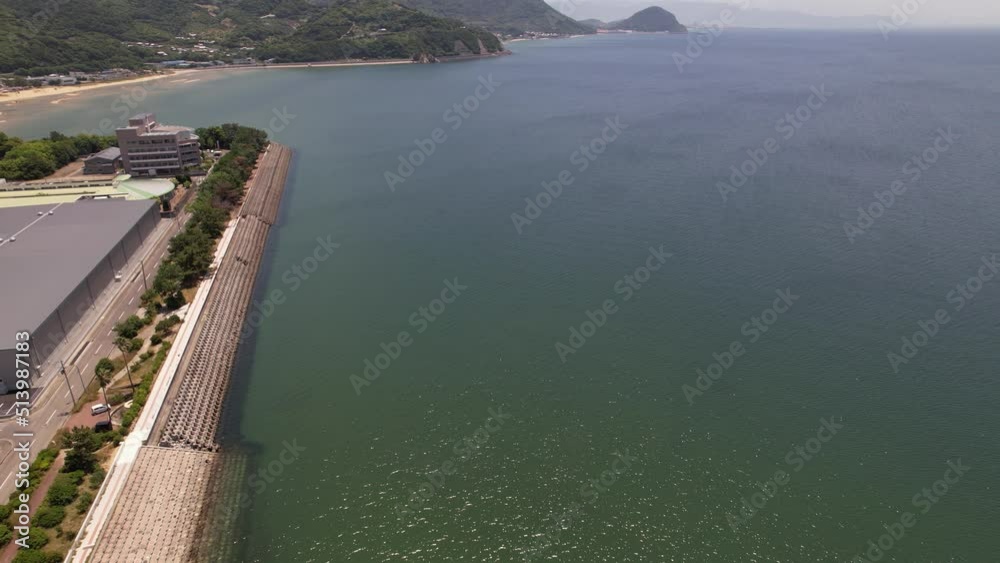 仁尾海岸　ドローン空撮