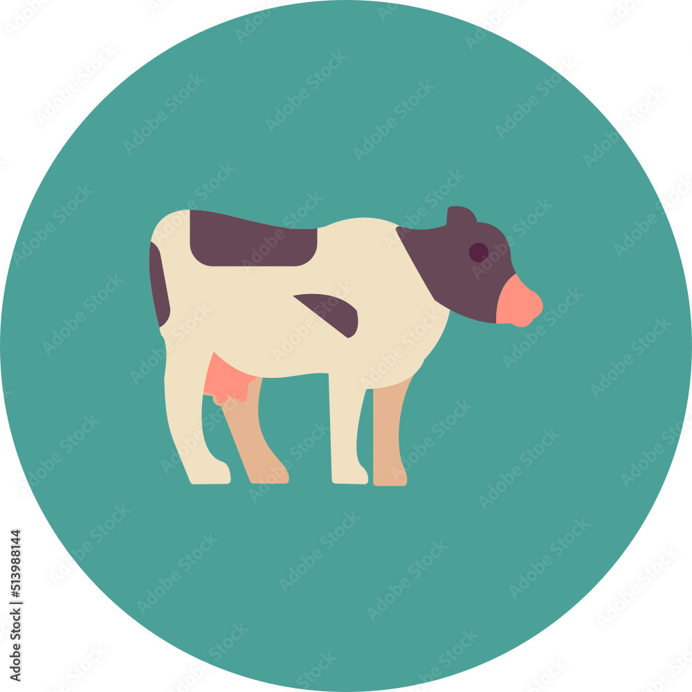 Obraz premium Cow Icon