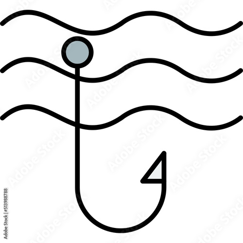Fish hook Icon