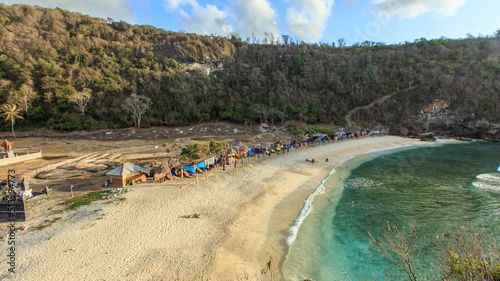 Fototapeta Naklejka Na Ścianę i Meble -  Beautiful view at Atuh beach in Nusa Penida, Bali, Indonesia