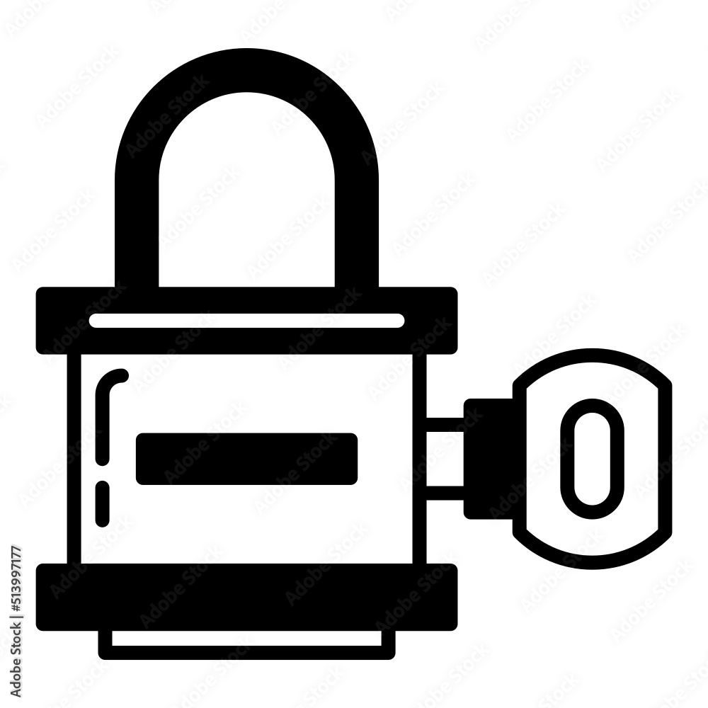 luxury padlock icon on transparent background luxury padlock icon on transparent background