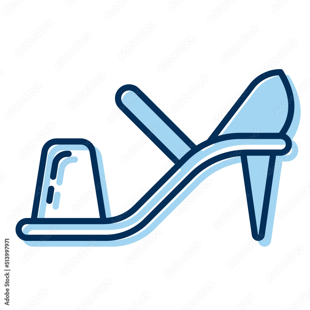 women's shoe icon on a transparent background women's shoe icon on a transparent background