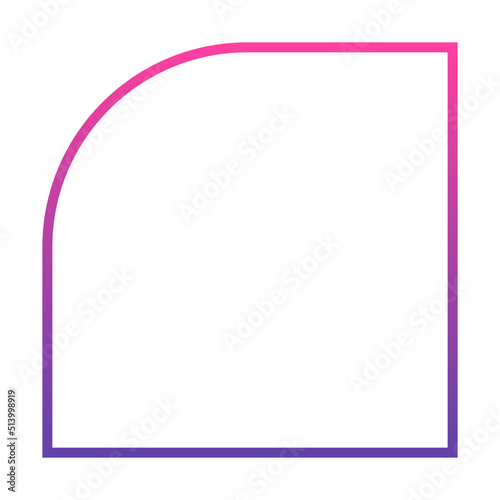 gradient geometric frame © KEN111