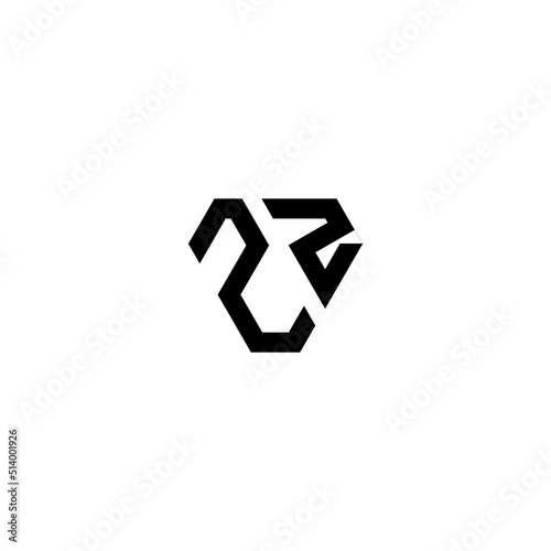 ZZ Gym concept logo initial concept with high quality logo design