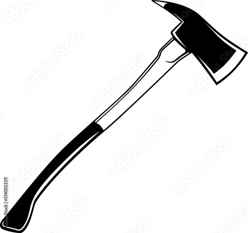 Fire Axe, Fireman Axe in vector