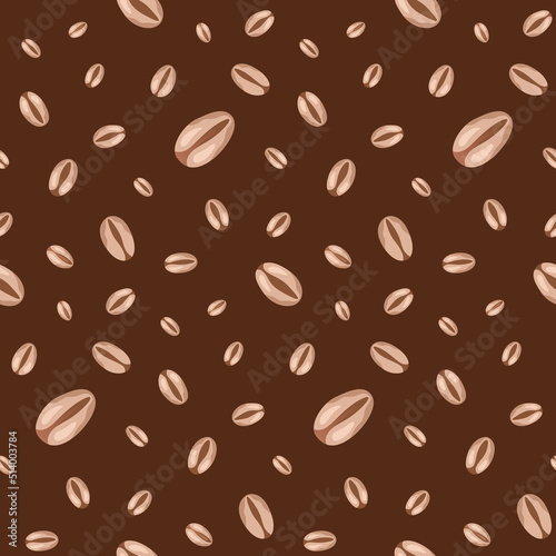 Abstract Coffee Vector Seamless Pattern