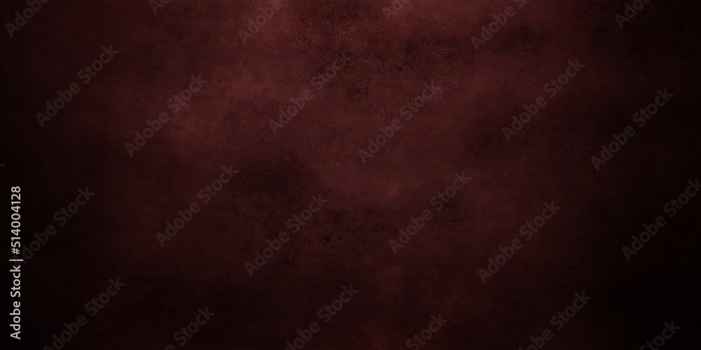 Dark Red grunge concrete wall Rich red background texture, marbled stone or rock textured banner with elegant holiday color and design, red grunge textured wall background.
