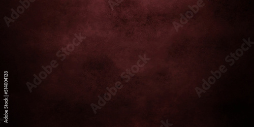 Dark Red grunge concrete wall Rich red background texture, marbled stone or rock textured banner with elegant holiday color and design, red grunge textured wall background. © MdLothfor
