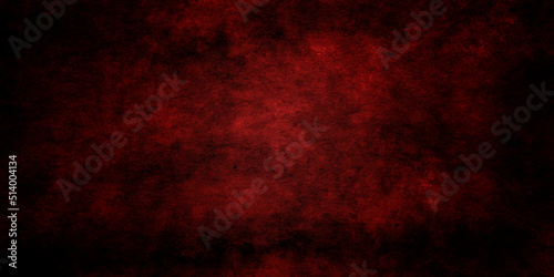 Dark Red grunge concrete backdrop wall Rich red background texture, marbled stone or rock textured banner with elegant holiday color and design, red grunge textured wall background.