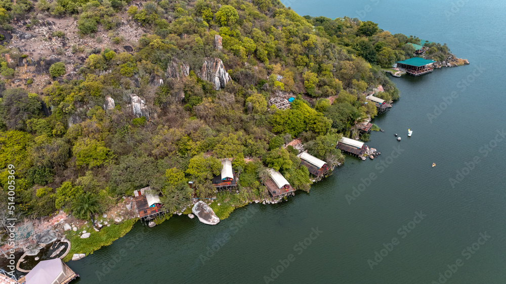 aerial view of the wag hill in mwanza