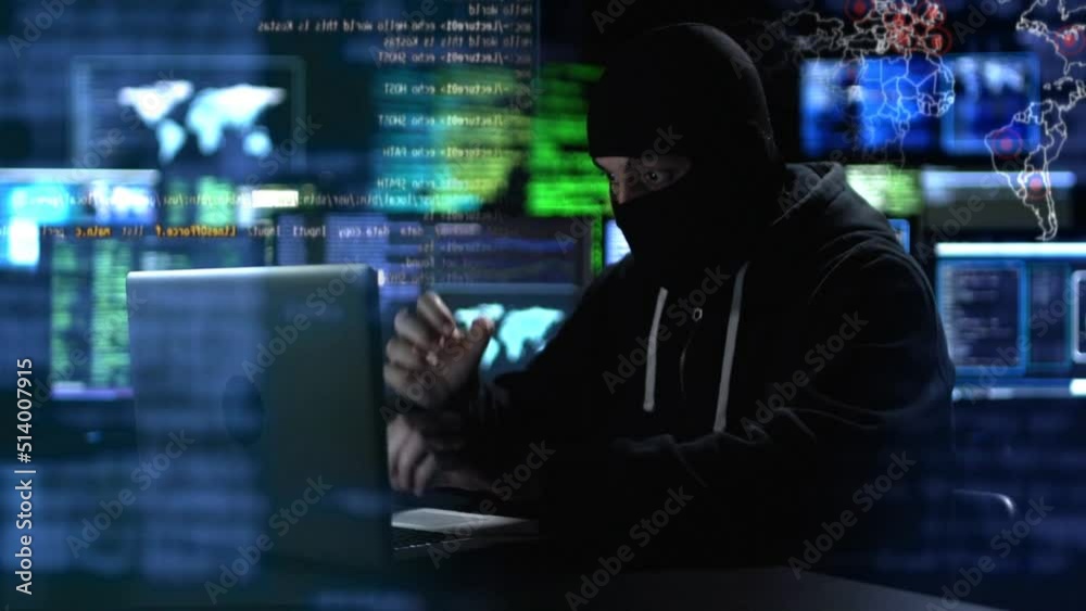  Hacker stealing Credit Card numbers