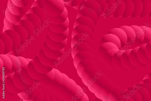 3d style strands of hot pink balls as background effect.