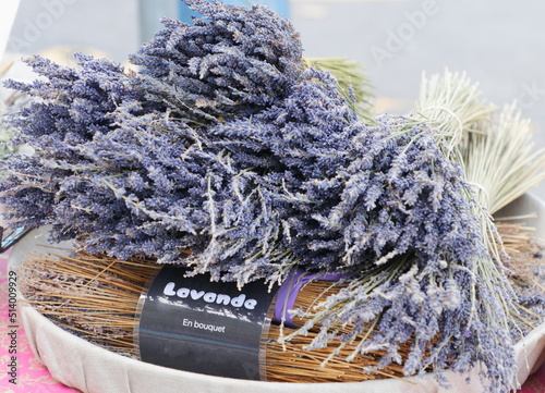 Group of bunches of lavender