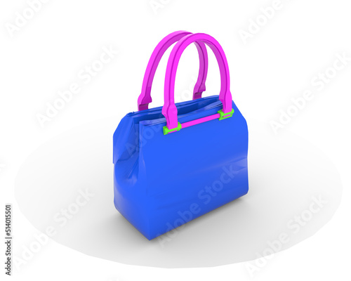 handbag isolated on white