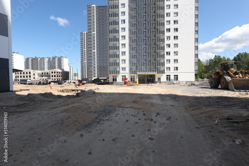 Photos of the construction process of the residential complex © Дмитрий Модестов