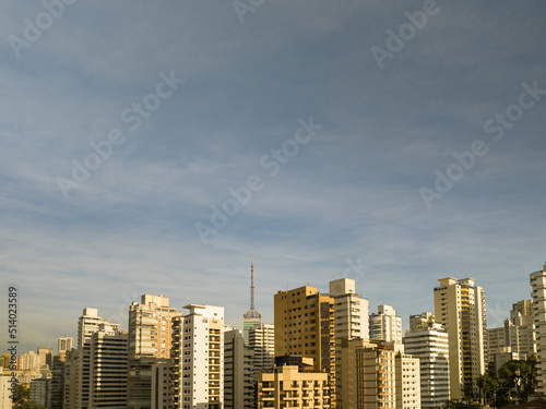 Skyline do bairro da aclimação em São Paulo © Marcos