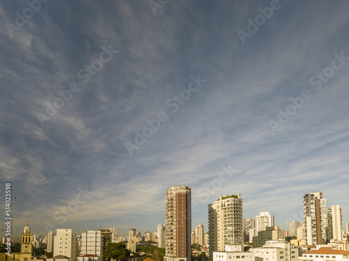 Skyline do bairro da aclimação em São Paulo