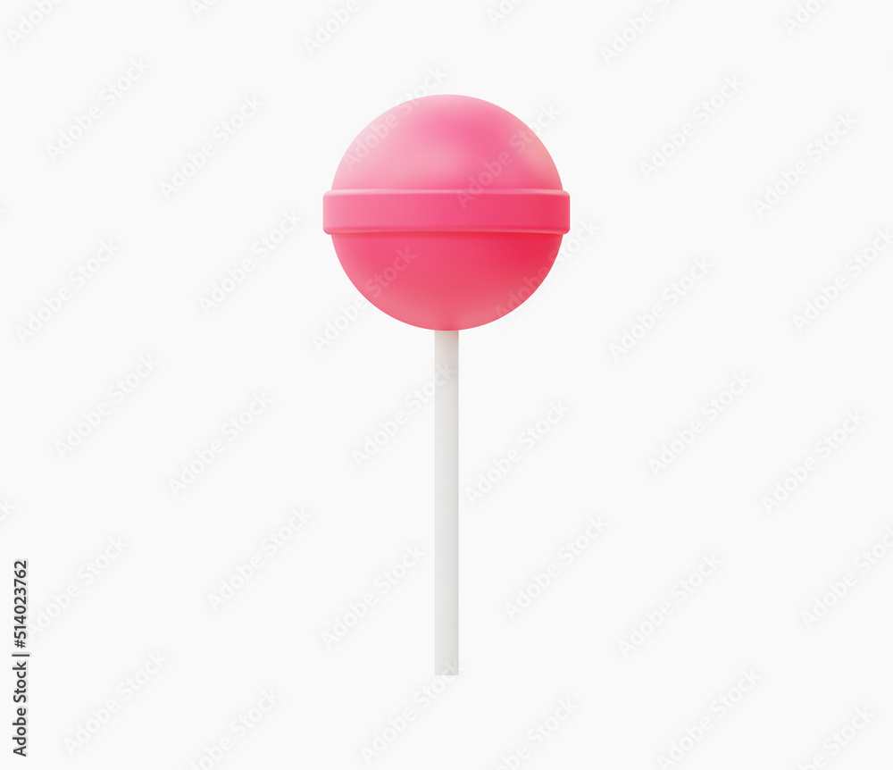 3d Realistic Lollipop vector illustration. 3d Realistic Lollipop vector illustration.