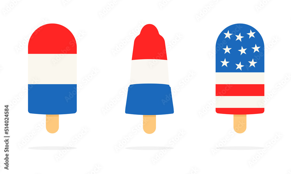4th of july popsicle clipart