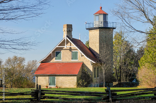 Eagle Bluff Lighthouse, Peninsula State Park, Fish Creek, WI photo