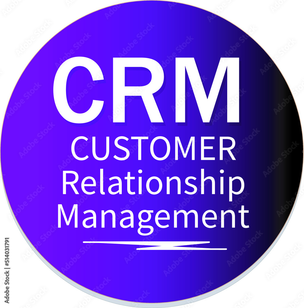 2d illustration Customer Relationship Management 2d illustration Customer Relationship Management