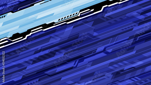 近未来なイメージ_かっこいいラインの背景イラスト_16:9