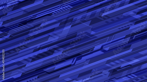 近未来なイメージ_かっこいいラインの背景イラスト_16:9