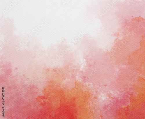 Pink soft abstract watercolor background