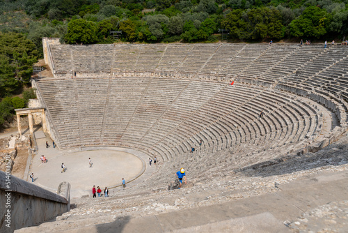 The ancient theater of Epidaurus (Epidavros), Argolis, Greece