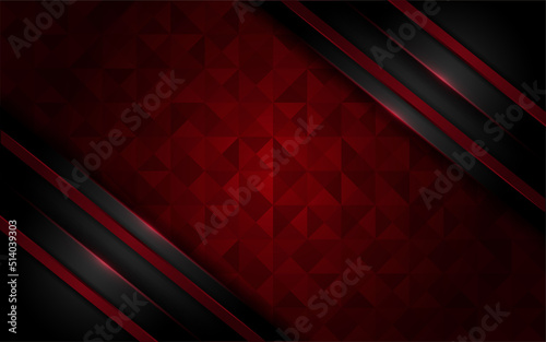 Modern dark red combination with black background with texture effect overlap layer design