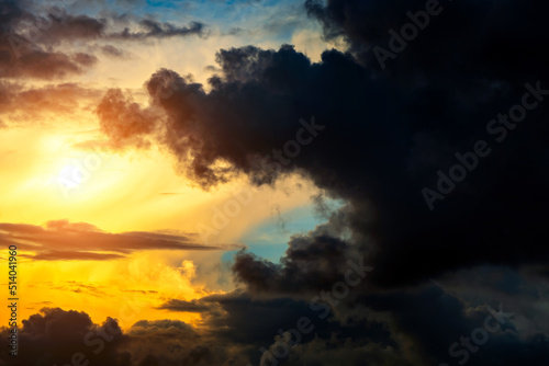 Storm Clouds with a Light