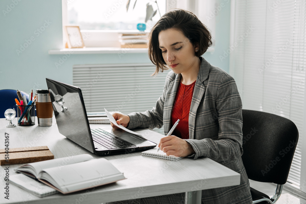 Woman-Owned Business, Successful Business Woman, Female Entrepreneurs. Confident young businesswoman Woman-Owned Business, Successful Business Woman, Female Entrepreneurs. Confident young businesswoman