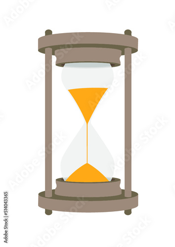 Hourglass with sand
