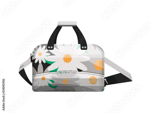 Travel bag in a realistic style.