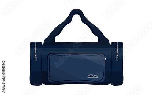 Travel bag in a realistic style.