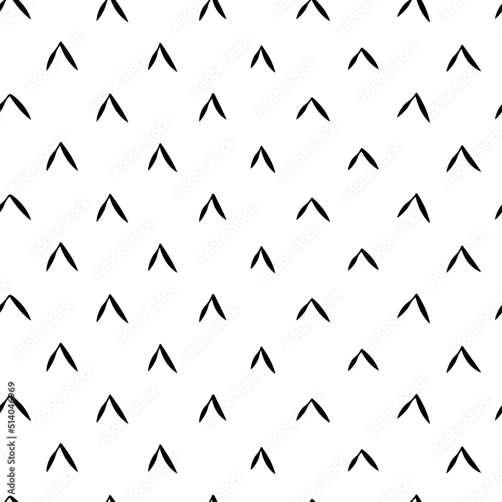 Vector. Black and white background. Artistic background, hand drawn simple shapes, checkmarks. Mosaic abstract background. Repeating geometric texture. Vector. Black and white background. Artistic background, hand drawn simple shapes, checkmarks. Mosaic abstract background. Repeating geometric texture.