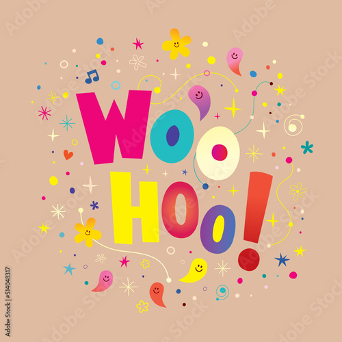 WOO HOO! Note card great for congrats, graduation, encouragement and support to all the earthlings and beyond
