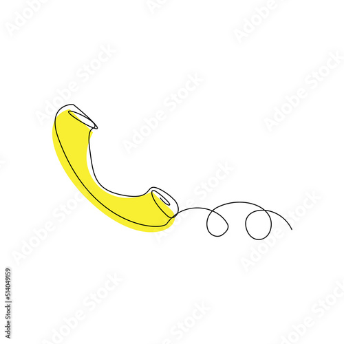 Line Drawing Handsetcell